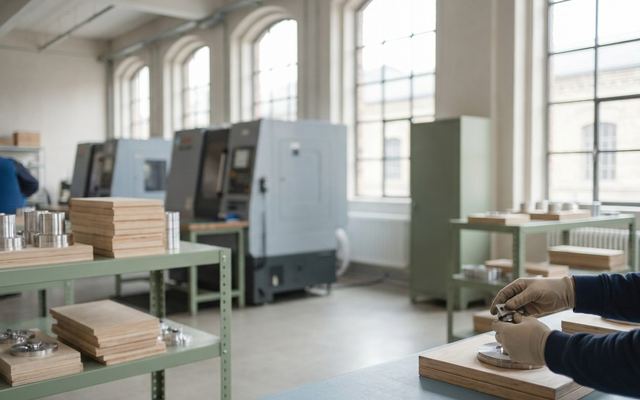 Atelier de fabrication lumineux
